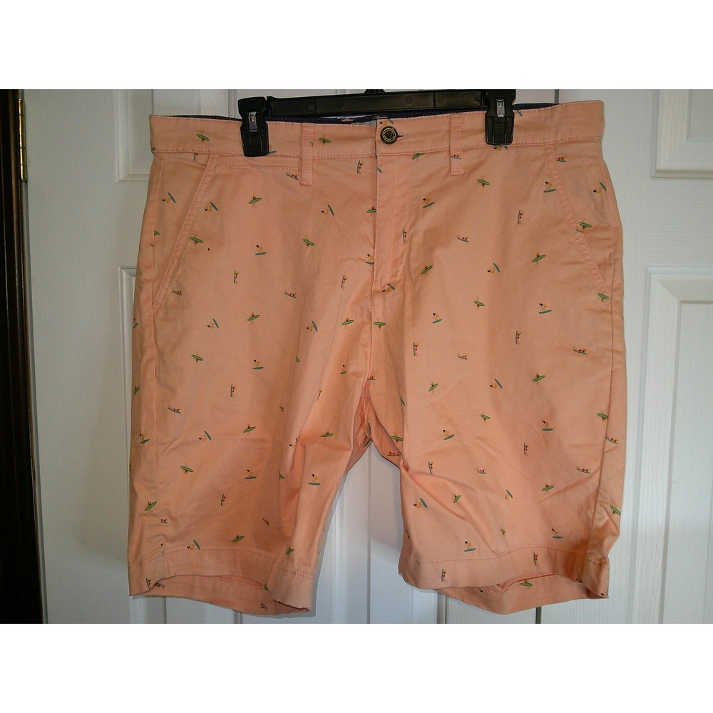 Jachs New York Surfboard Print Shorts Casual Summer Beach Shorts‎ Size 38